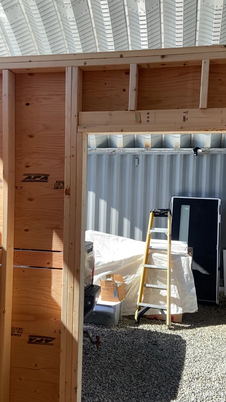 Video inside a framed bunkie