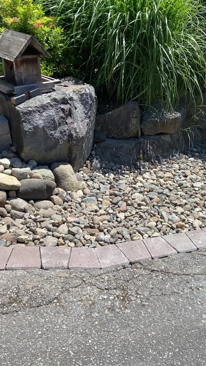 Video of landscape stonework